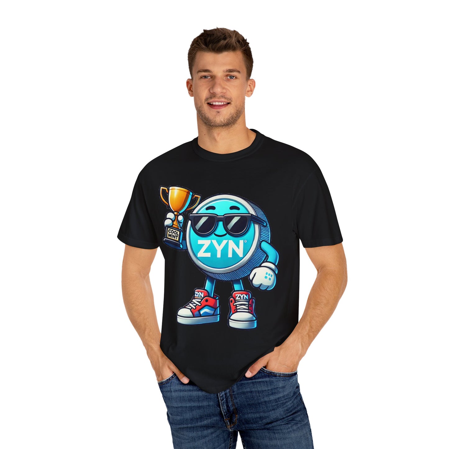 ZYN Cool Mint Trophy T-Shirt – Fun & Trendy ZYN Can Design Tee