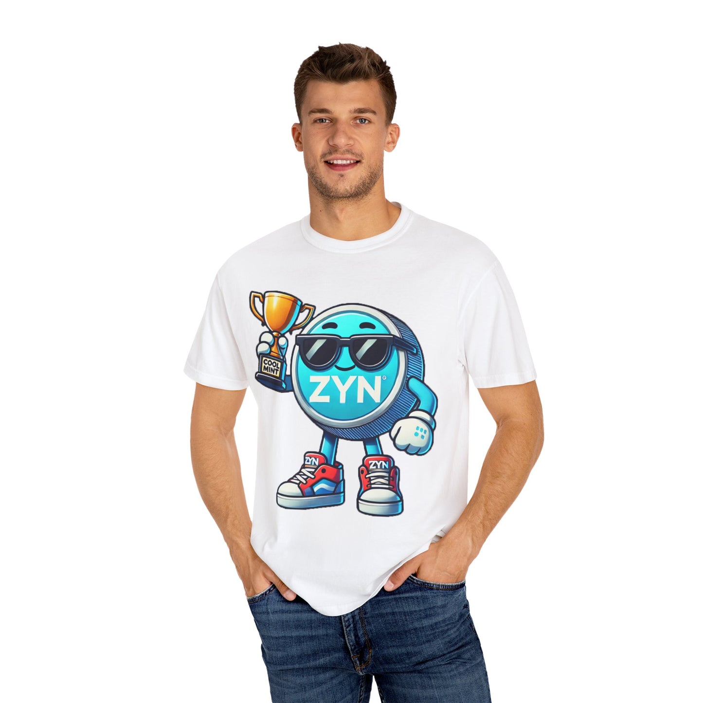 ZYN Cool Mint Trophy T-Shirt – Fun & Trendy ZYN Can Design Tee